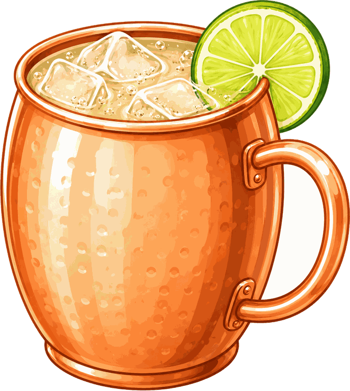 Ginger Lime Mule mocktail